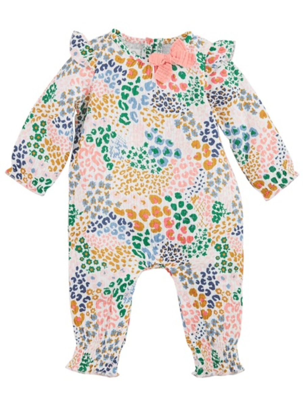 Mud Pie RAINBOW LEOPARD BABY BODYSUIT